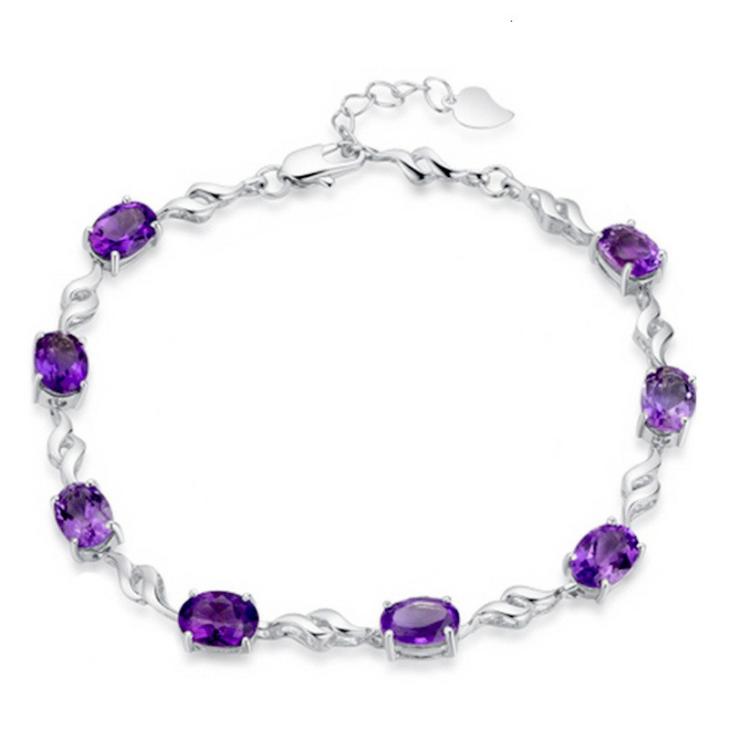 Bratari Femei | Bratara Amethyst Violet Elemente Swarovski Bijuterii Femei Bratari Femei