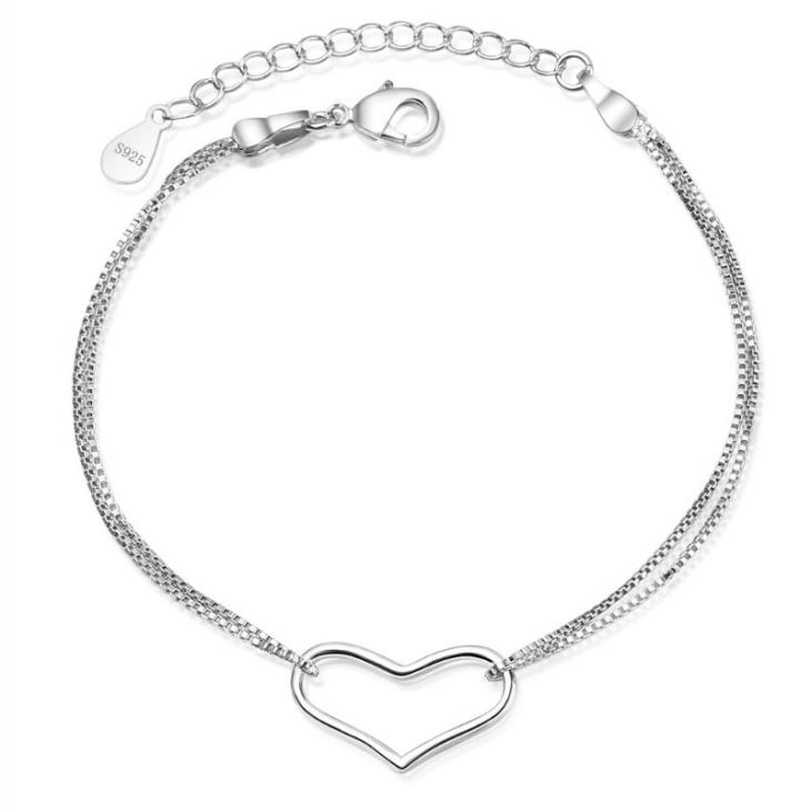 Bratari Femei | Bratara Argint Femei Heart Bracelet Bijuterii Femei Bratari Femei