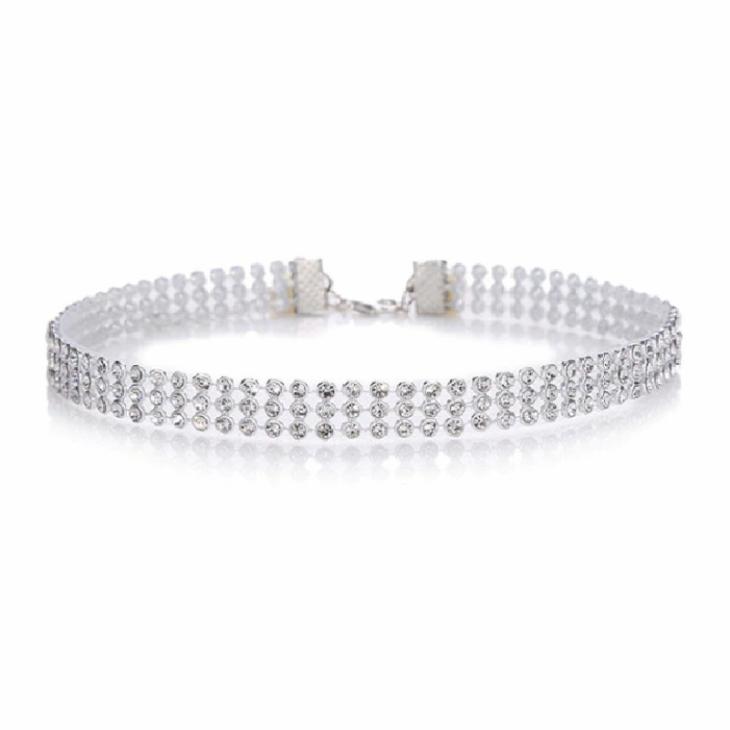 Coliere Femei | Colier femei argint Colier Sparkling Choker Ingust Bijuterii Femei Coliere Femei