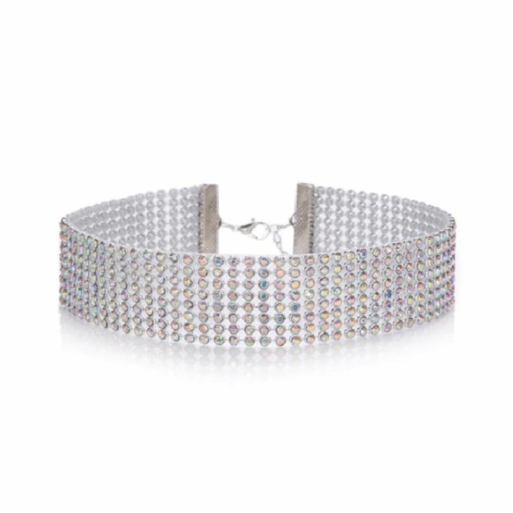 Coliere Femei | Colier femei argint Colier Sparkling Choker Lat Bijuterii Femei Coliere Femei