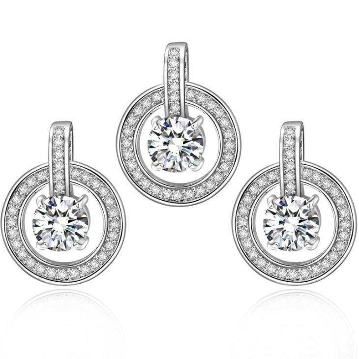 Seturi Femei | Set Argint Cu Elemente Swarovski Serenity Bijuterii Femei Femei